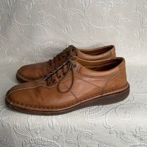 Allen Edmonds Torino Brown Leather Lace Up Split Toe Oxford Shoe Men Size 10.5